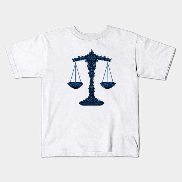 Libra Merch Kids T-Shirt by suryas